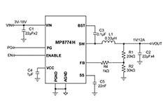MP8774H Synchrónny redukčný prevodník