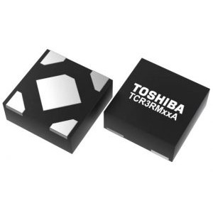 300 mA nízkošumový LDO je 1 x 1 mm